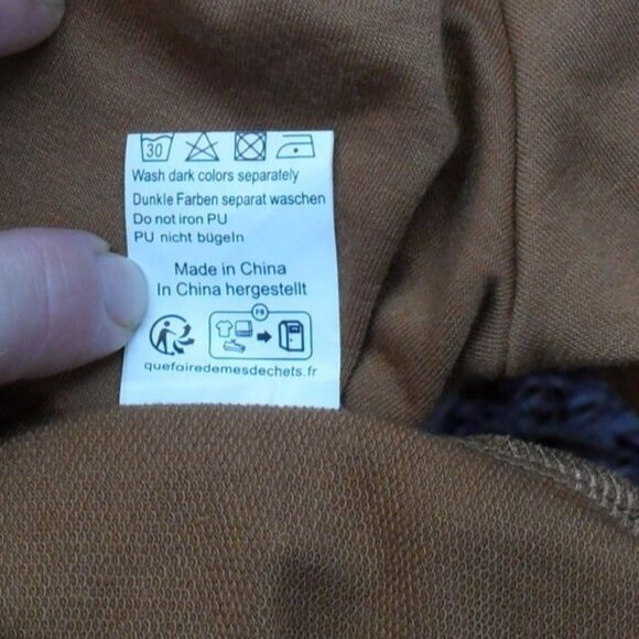 PJ Paul Jones Men's Brown Polo Shirt W/ Light Blue & Dark Brown Stripes Size M - Picture 5 of 7